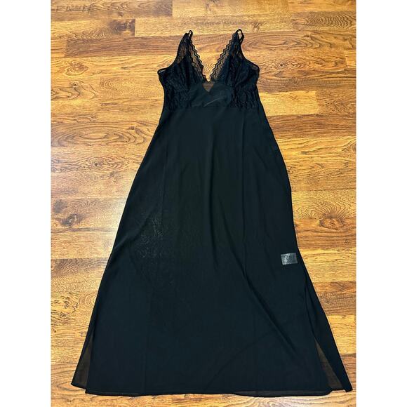 Etam Embleme Black Lace Trim Mesh Nuisette - Size Small Nordstrom Sleepwear - Picture 1 of 10